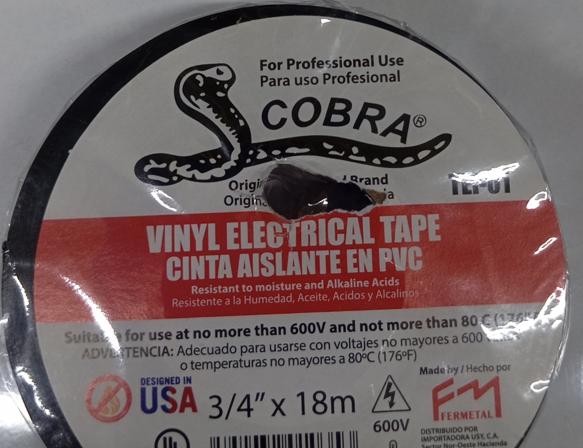 Teipe marca cobra original