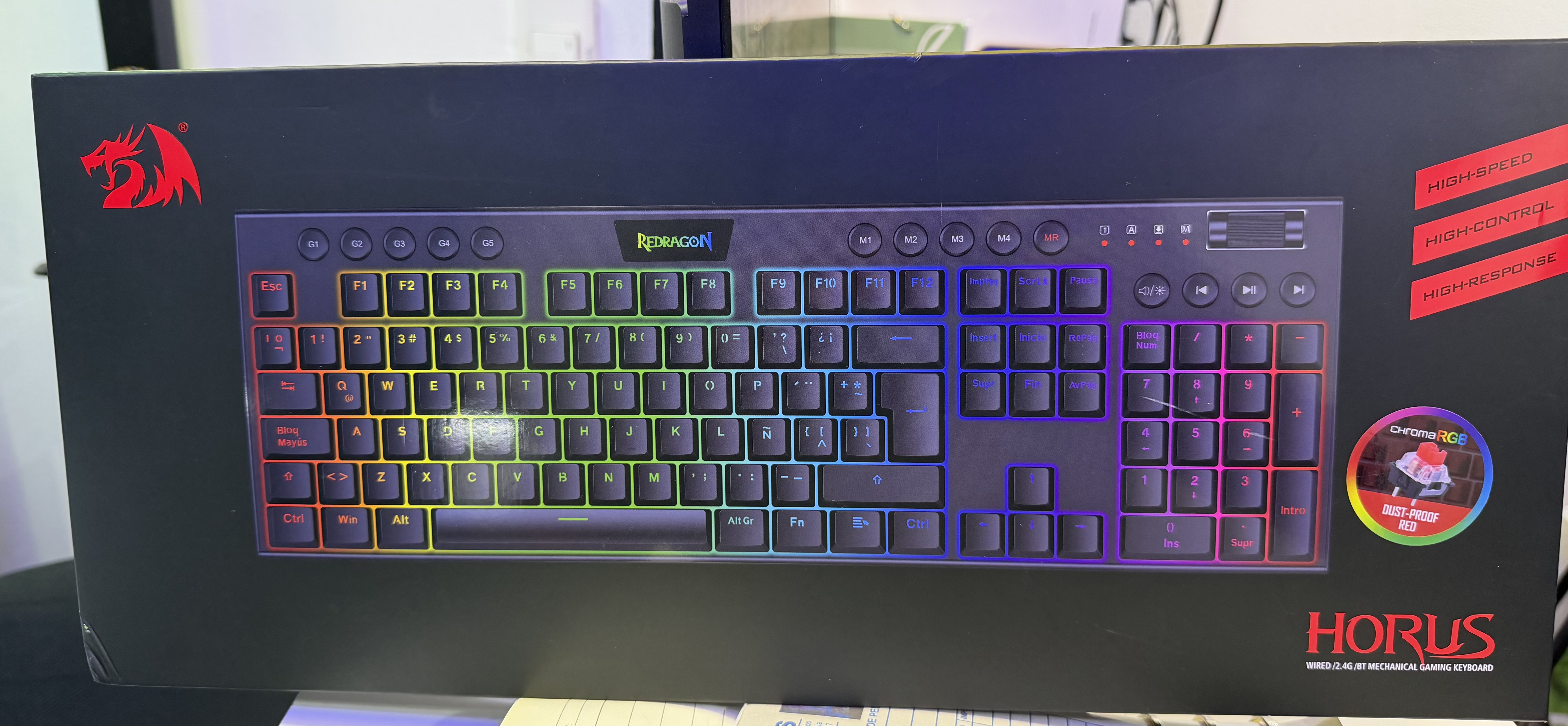 Teclado Gamer Mecánico Horus